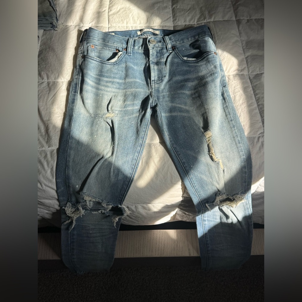 PacSun Light Blue Distressed Men's Jeans